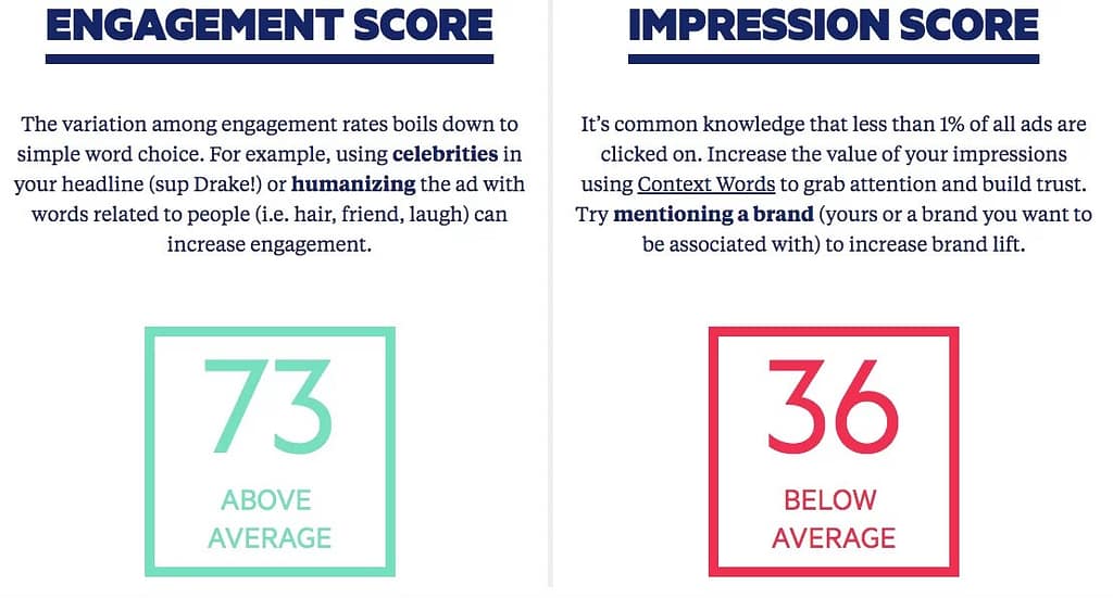 Smoking headline Sharethrough scores