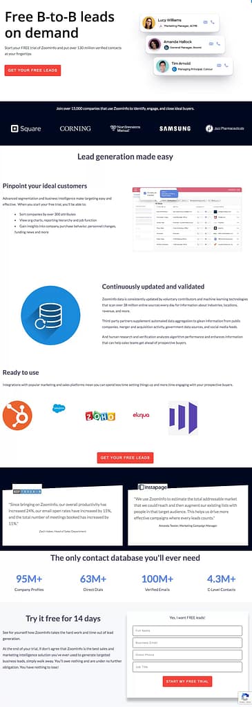 ZoomInfo Makeover full
