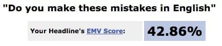 Headline EMV: 