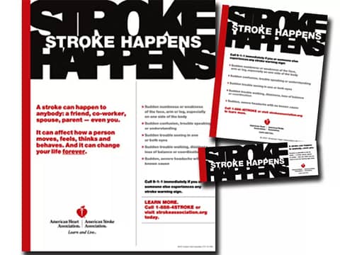 American Stroke Association Awareness Materials