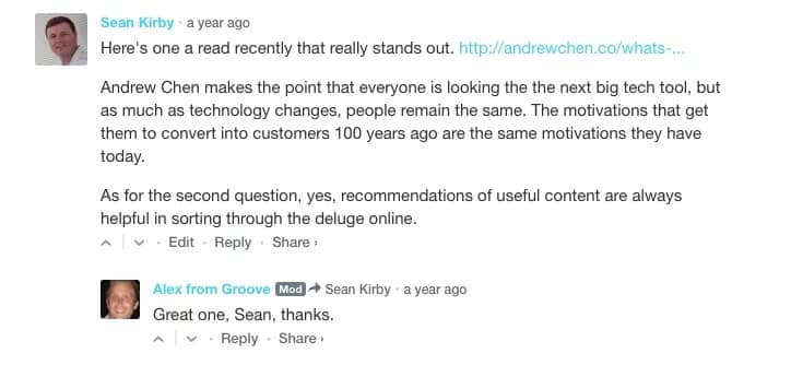 Leave comments that add value.