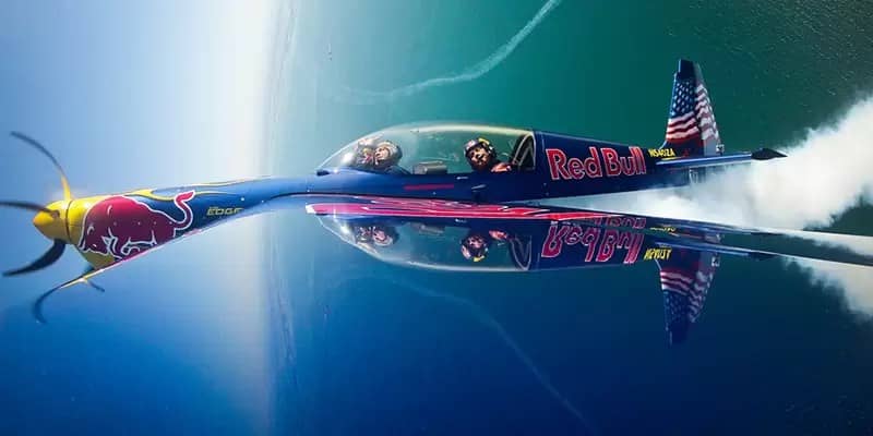 Red Bull airplane image