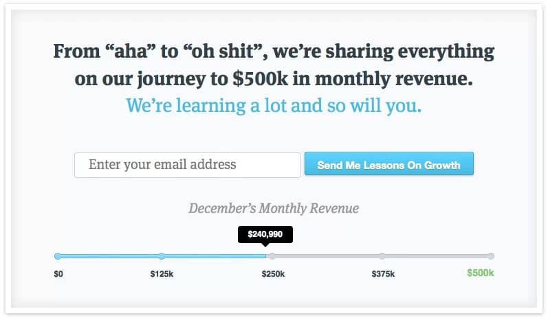 Groove's opt-in text is among the most engaging I've seen.