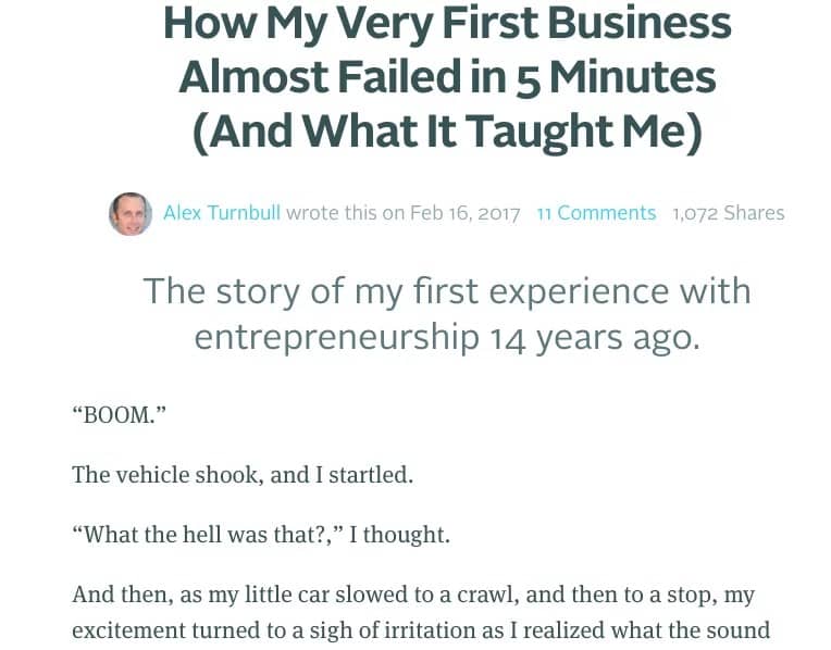 Storytelling intro